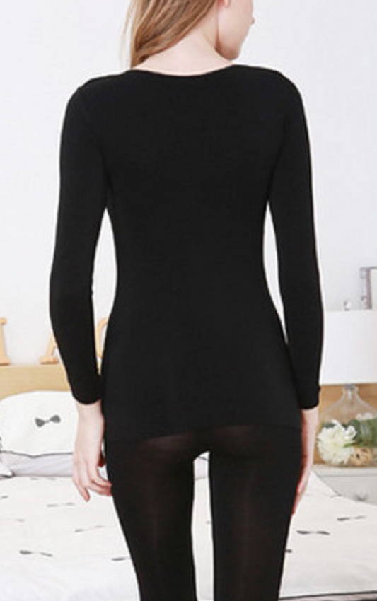 Seamless Long Sleeve Thermal Wear Set #708866