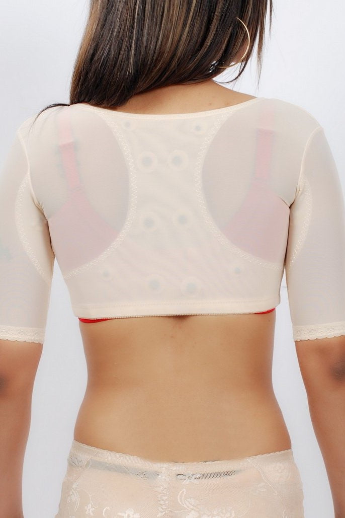 L2 Open Bust Back Posture Corrector Arm Shaper Crop Top #81028