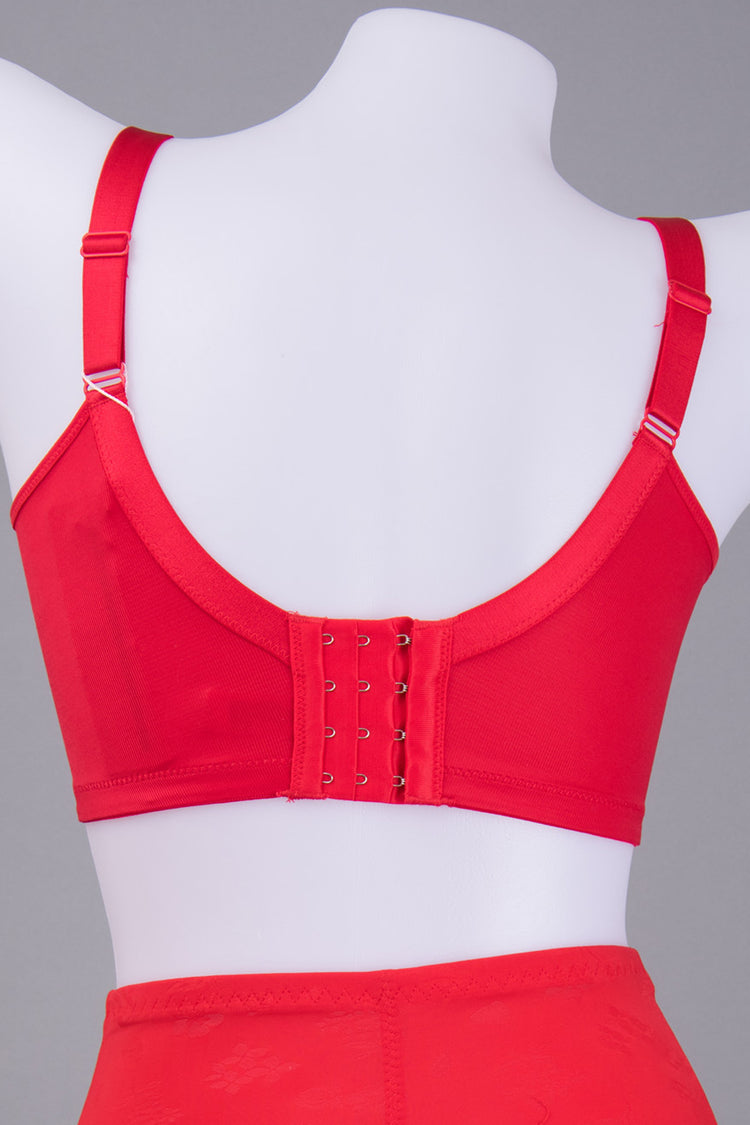 Push Up Lace Bra for Women - Wireless Thick V Cup Cotton Underwire #11541