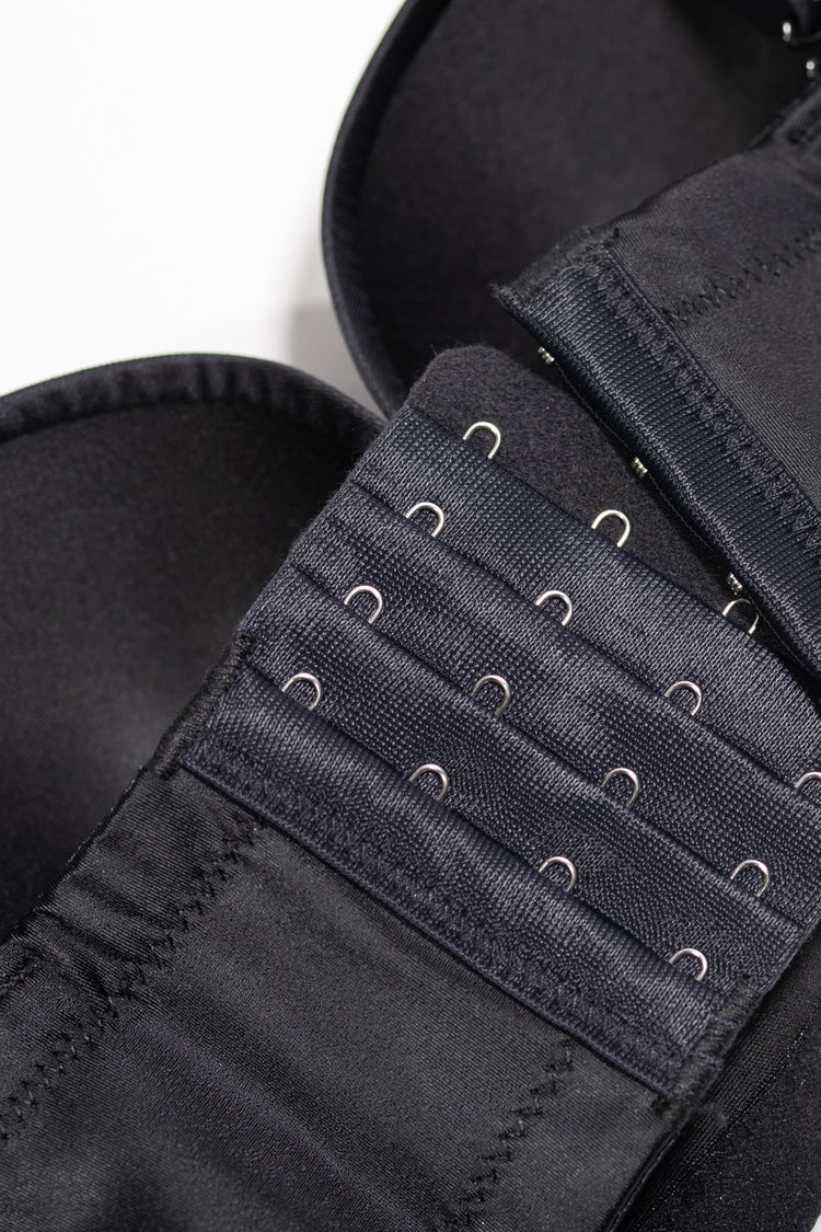 Wireless Multi Way Strapless Bra - Sculptural Mold Cup (Padded) Deep V No Wire Comfortable Strapless Push Up Bra #11824