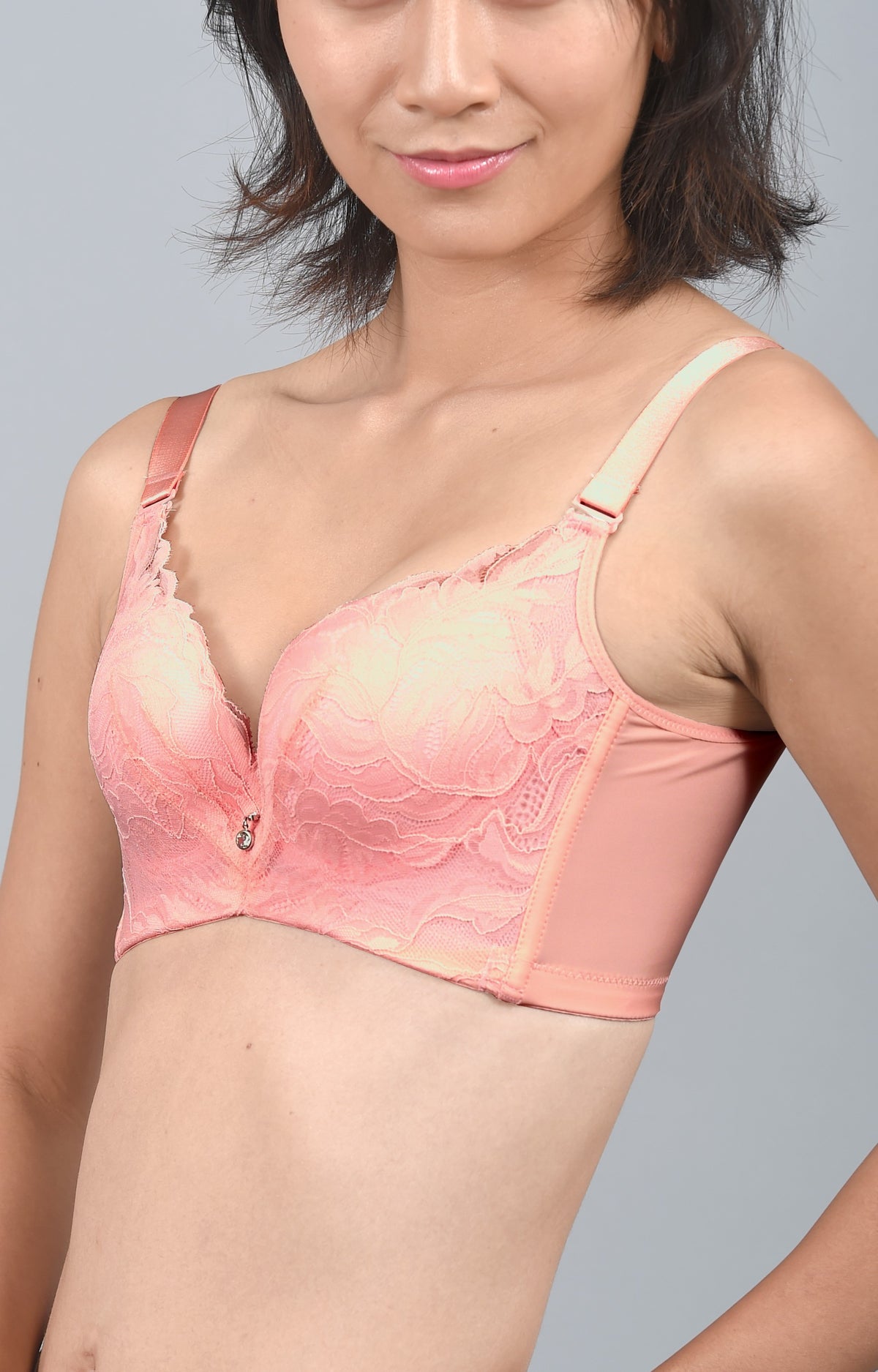 Lace Demi Contour Bra for Small Bust - Moisture-Wicking Comfort | Bradoria
