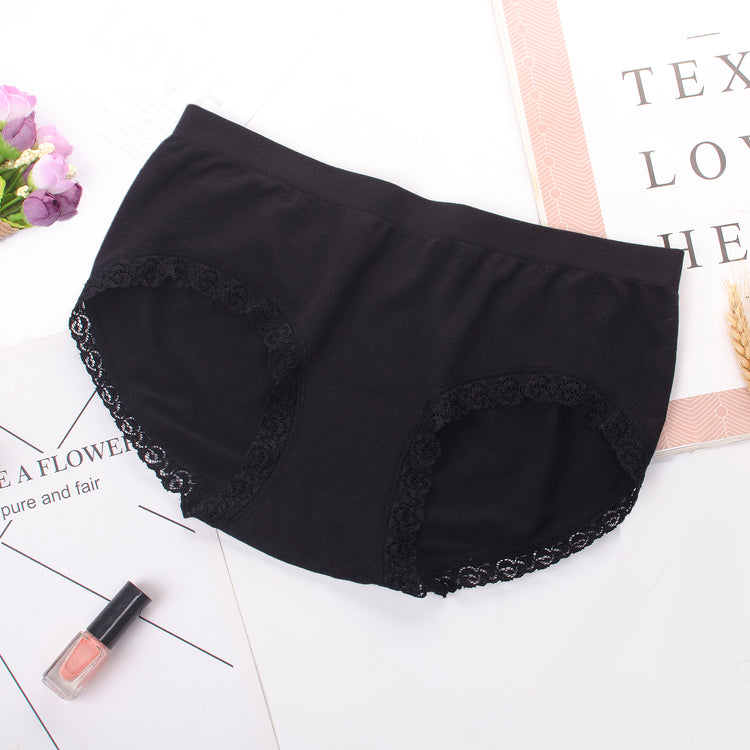 Delicate Rose Lace Panties for Women with Seamless Cut Underwear - Every Day Wear Panty #3141