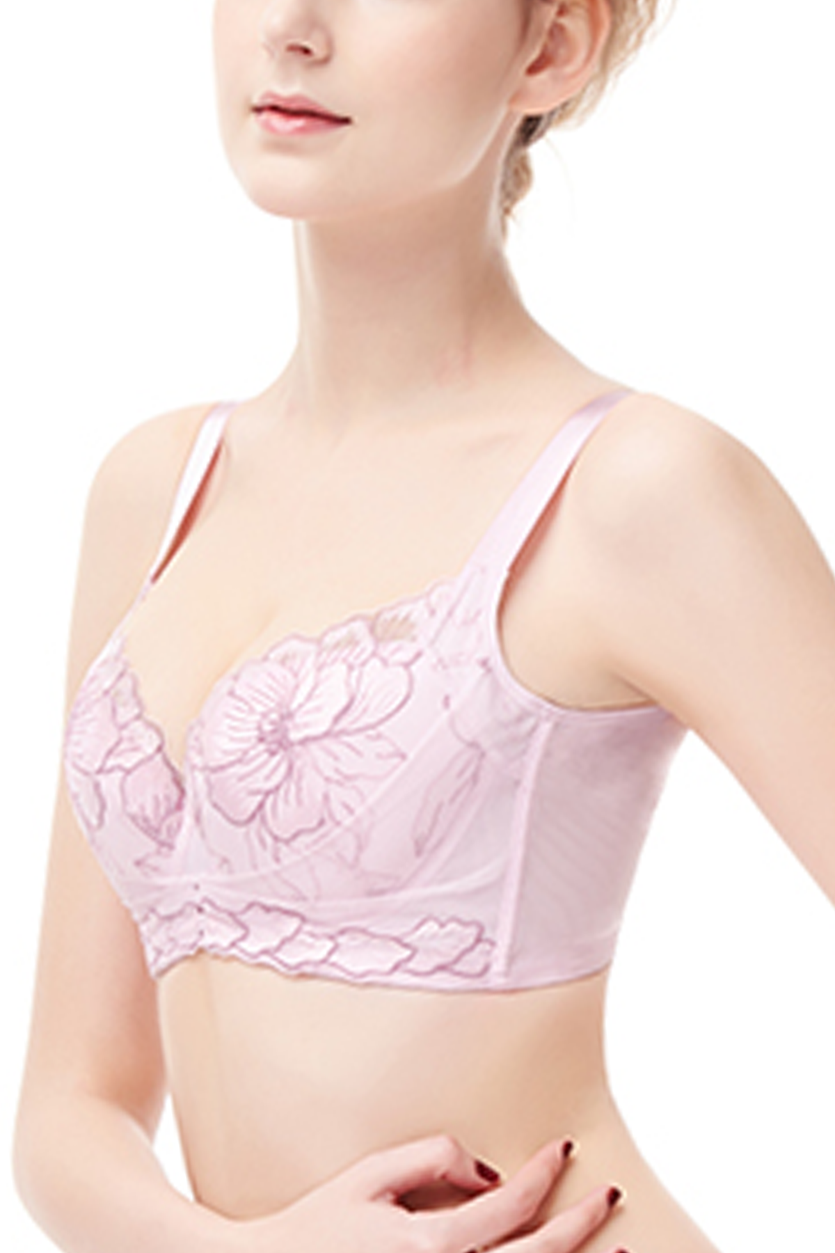 Lace Push-Up Contour Bra - Seamless Padded Underwire | Bradoria